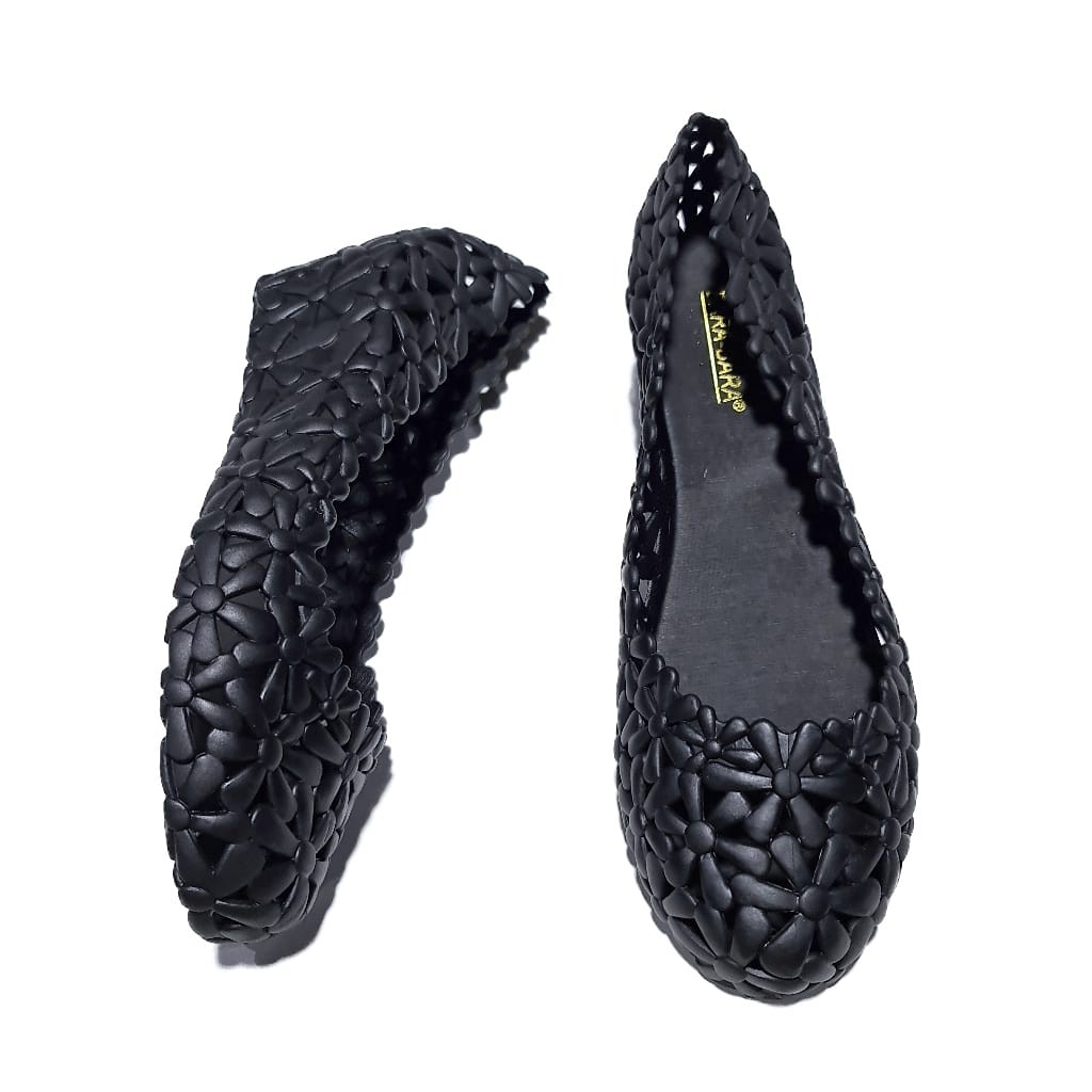 jelly shoes bara bara sepatu wanita wedges barabara karet import 17801