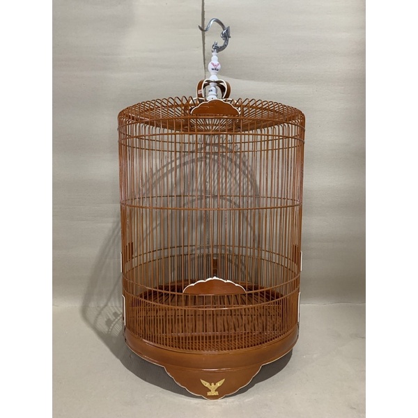 SANGKAR KANDANG MURAI RADJA COKLAT LIS AKRILIK NO 2