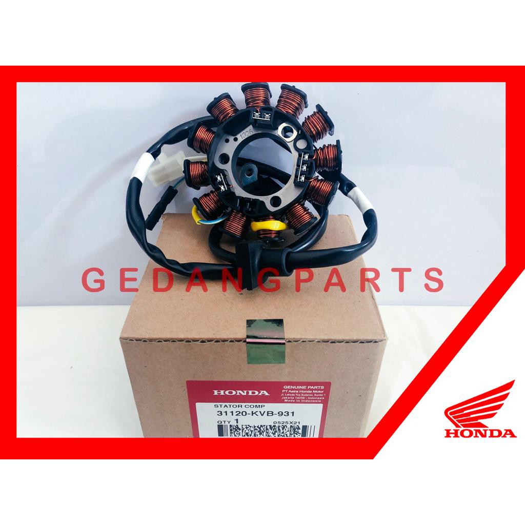 SPULL STATOR COMP ASSY VARIO 110 CW KARBU ORI 31120-KVB-931