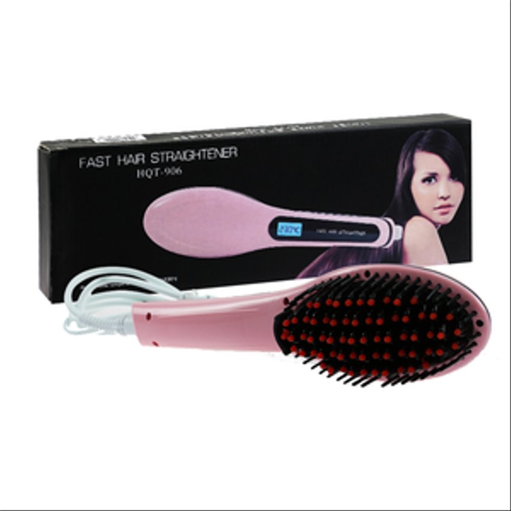 Catok sisir pelurus rambut HQT-906 / Fast hair straightener