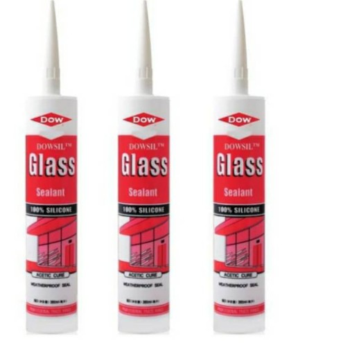 Lem Kaca Silicone Sealant Dowsil Glass / Dowsil Asam Acetic