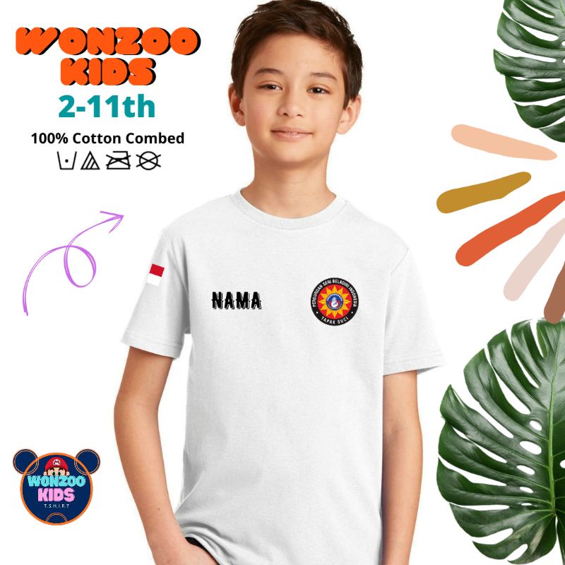 KAOS ANAK TAPAK SUCI-KAOS PENCAK SILAT TAPAK SUCI