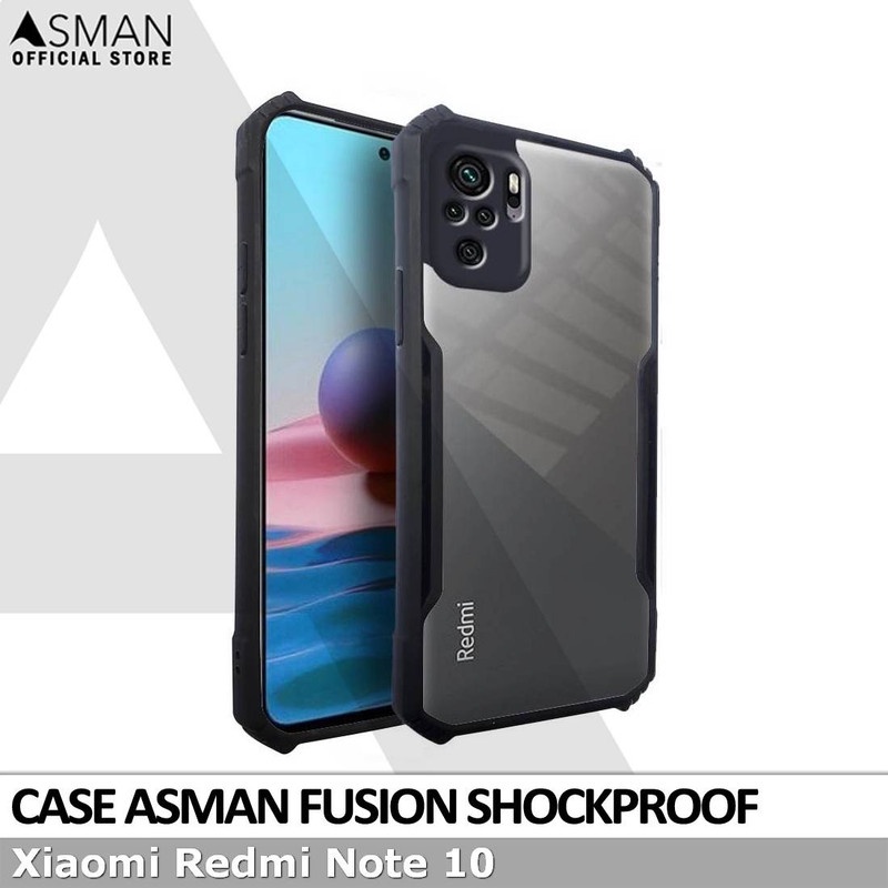 Asman Fusion Xiaomi Redmi Note 10 Case Premium Amor Acrylic