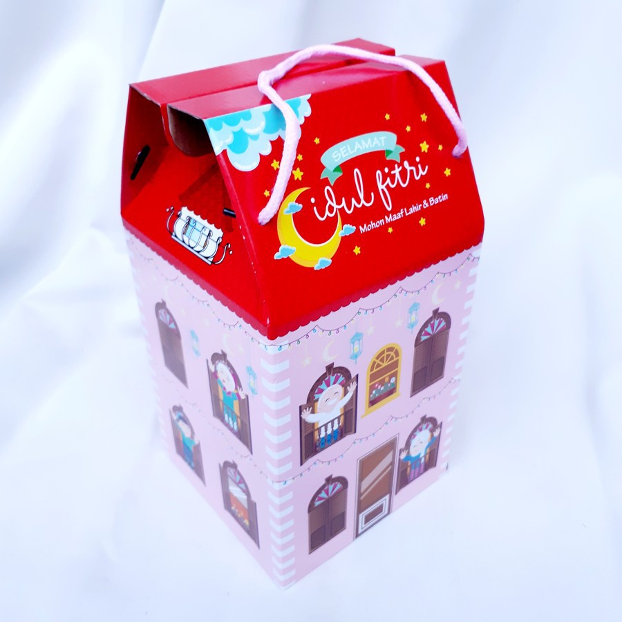 

Dus LEBARAN 3 Toples 500gr Pink House / Packing Hampers IDUL FITRI