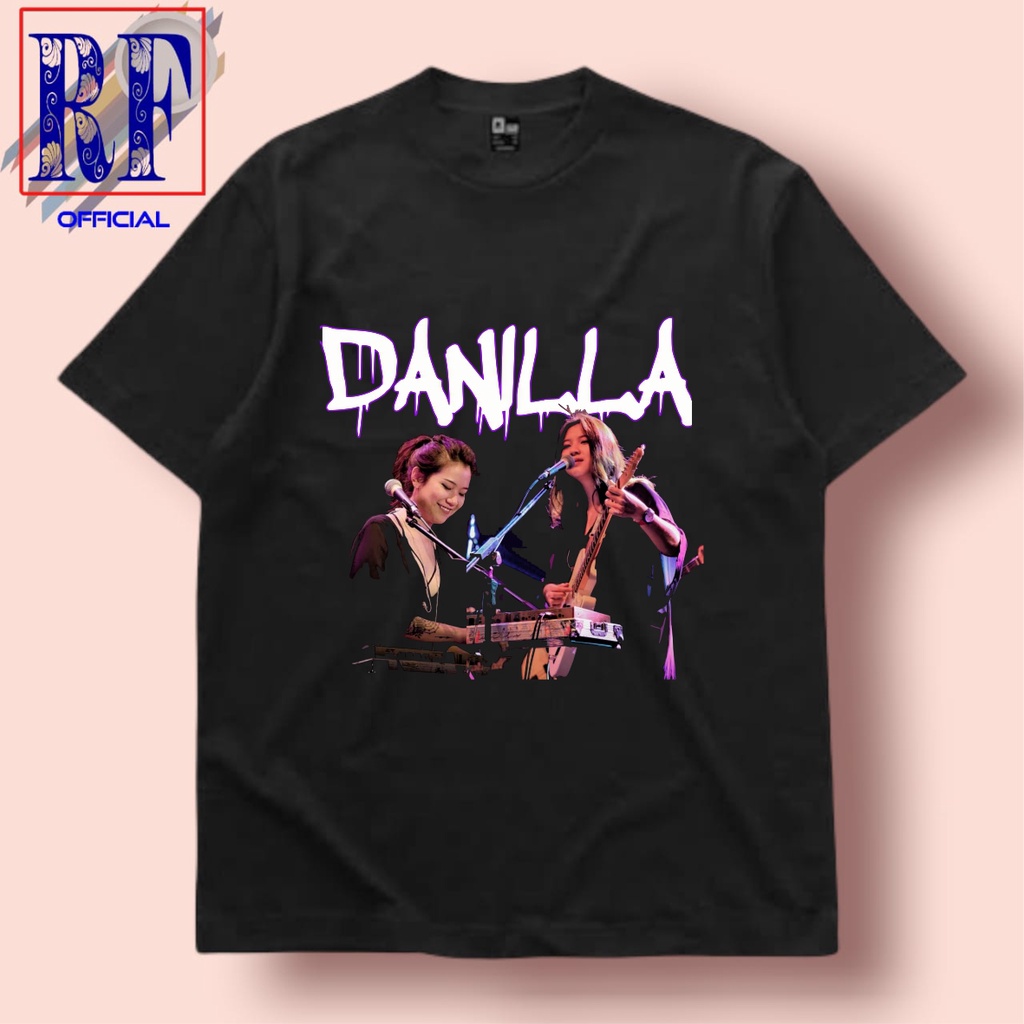 Kaos DANILA / DANILLA RIYADI BOOTLEG indie music VINTAGE baju hitam/black pria wanita dewasa remaja 