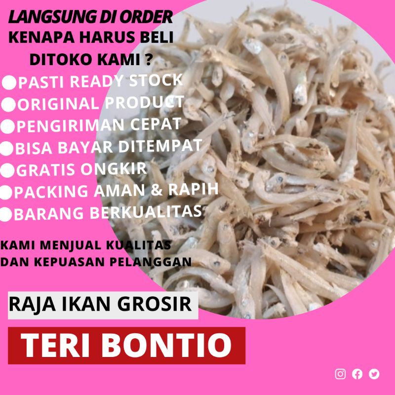 

IKAN ASIN TERI BONTIO SUPER 500 GRAM