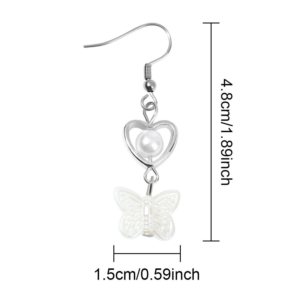 R-flower Drop Earrings Fashion Perhiasan Hati Berongga Keluar