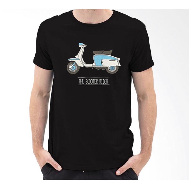 KAOS VESPA BAJU KOS T SHIRT PRIA WANITA DISTRO MOTOR SCOOTER VESPA SCOOPY GERI ORIGINAL MURAH PRIA