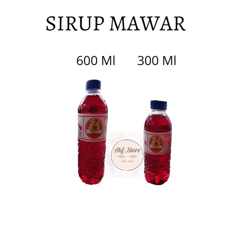 

100% SIRUP DUA MAWAR GULA ASLI