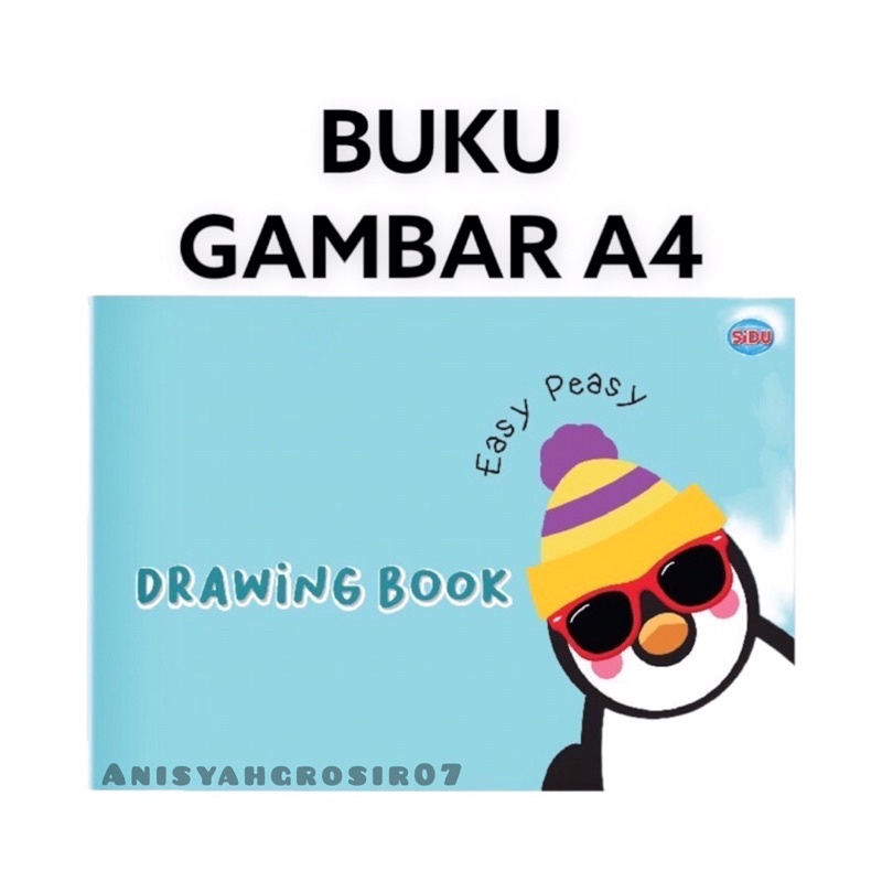 

(1pack) Buku gambar A4 SIDU (5pcs)/Drawing book A4 SIDU