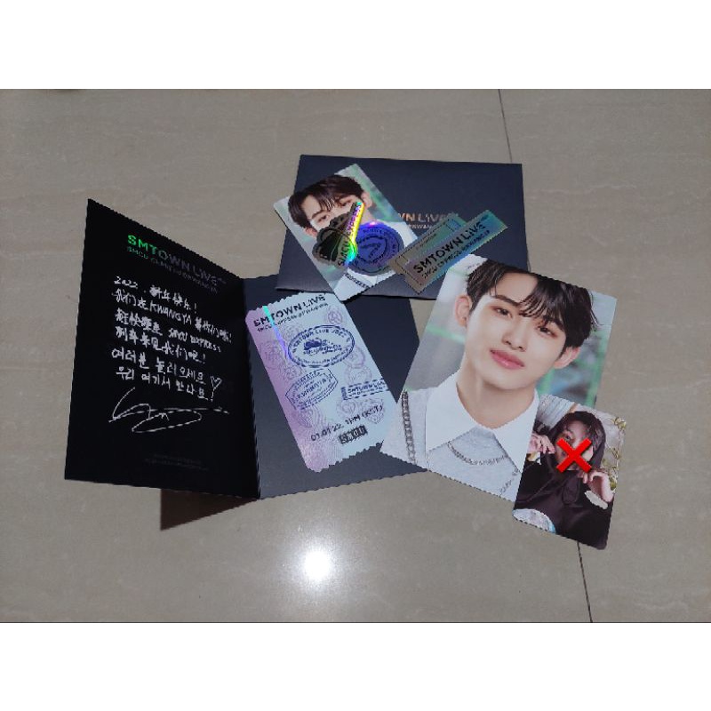 [READY] WINWIN VER OFFICIAL SPECIAL AR TICKET SET (EXC. PC) - MD SMTOWN LIVE - SMCU KWANGYA