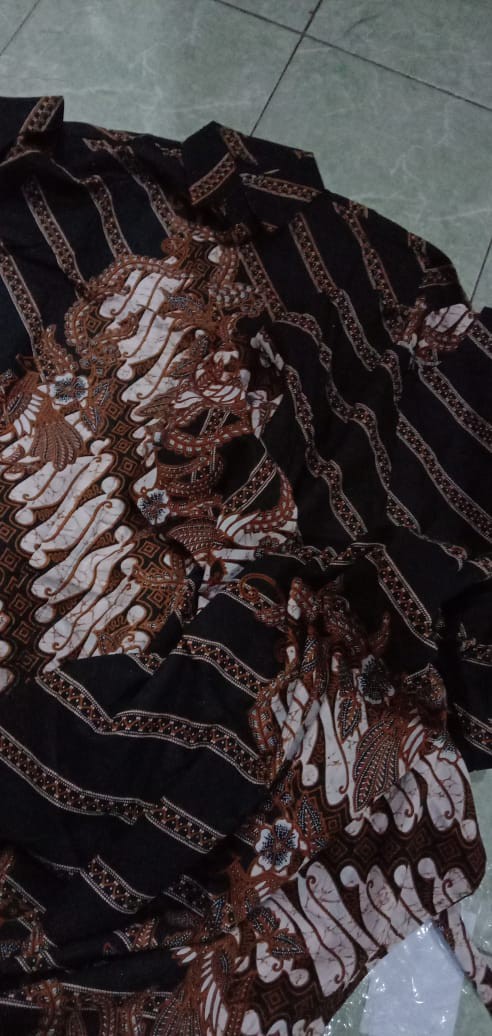 Special Baju Batik Couple Set Gamis Motif Naga Meong & Kawan2