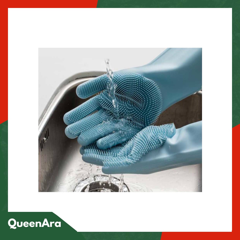 Xiaomi Mijia JJ Sarung Tangan Sikat Magic Silicone Cleaning Glove