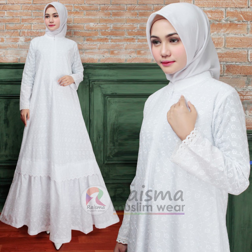 Paling Keren Model Baju  Gamis  Putih Untuk  Umroh  Retired 