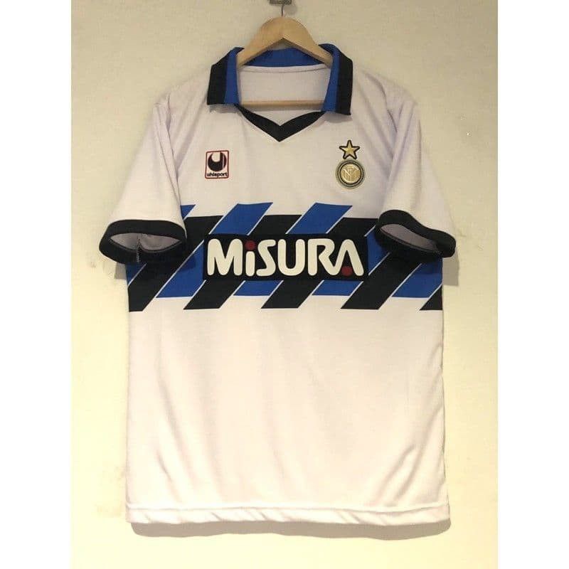 JERSEY BOLA RETRO INTER MILAN MISURA AWAY 1990