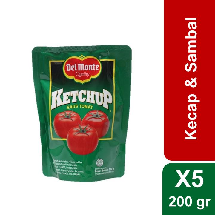 

Delmonte Saus Tomat Pouch 200g x 5 Pieces