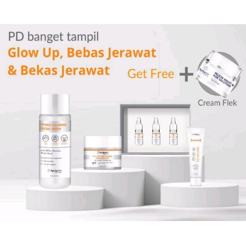 [[READY, FREE GIFT]] AYSHASKIN ACNE WHITE TINGKAT 2 | 100% ORIGINAL-1