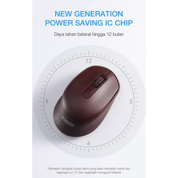 Robot M312 2.4G Silent Key Wireless Mouse