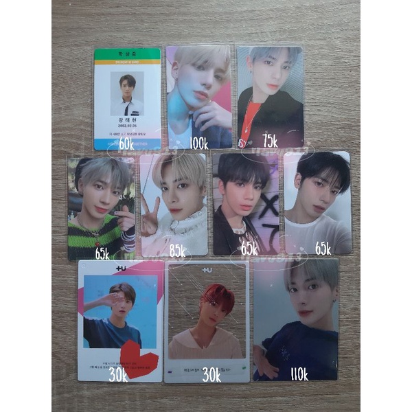 Photocard Taehyun TXT Magic Minisode AR Freeze FOE Thursday Child Uniform