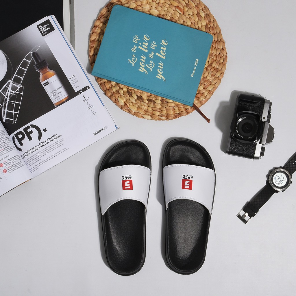 ARCH WHITE |FORIND x Jack| Sandal EVA Ringan Slop Santai Simple Pria/Men Sendal Footwear