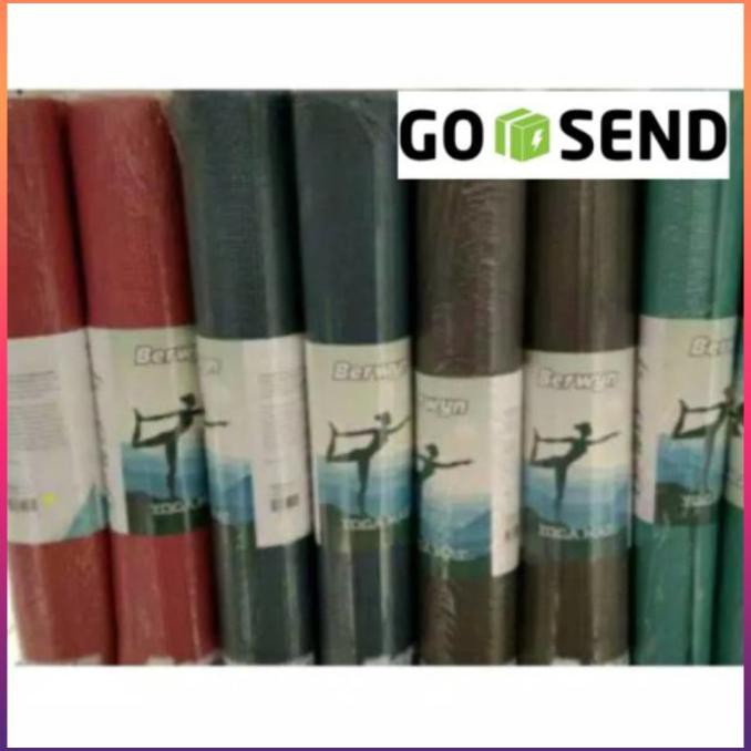 DISKON Ace Hardware Matras Yoga Berwyn Single Layer PVC. Grey Pink Blue