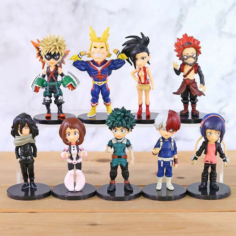 (BISA COD) ACTION FIGURE BOKU NO HERO ACADEMIA MIDORIA BOKUGO ALL MIGHT TODOROKI