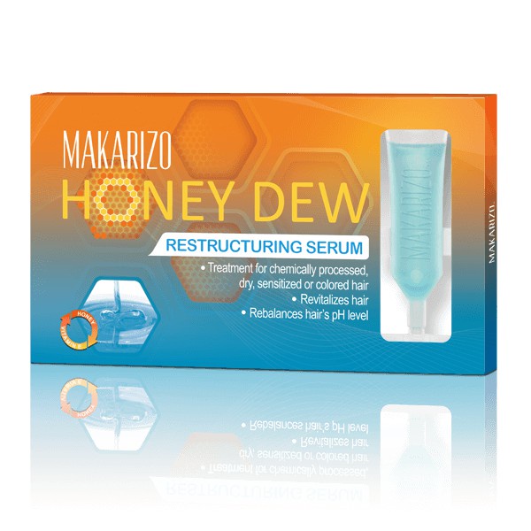 [ECER] MAKARIZO Honey Dew Restructuring Serum - Serum Rambut BIRU - 5ml