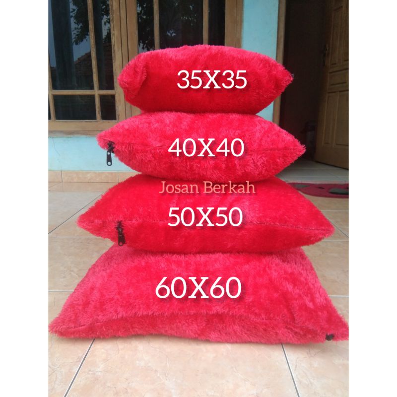 Bantal sofa bulu uk 50X50 &amp; 60x60 (super jumbo)