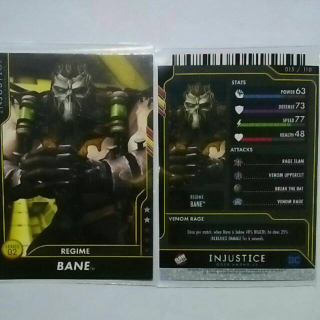 Kartu Injustice Bane / Injustice card Bane series 02