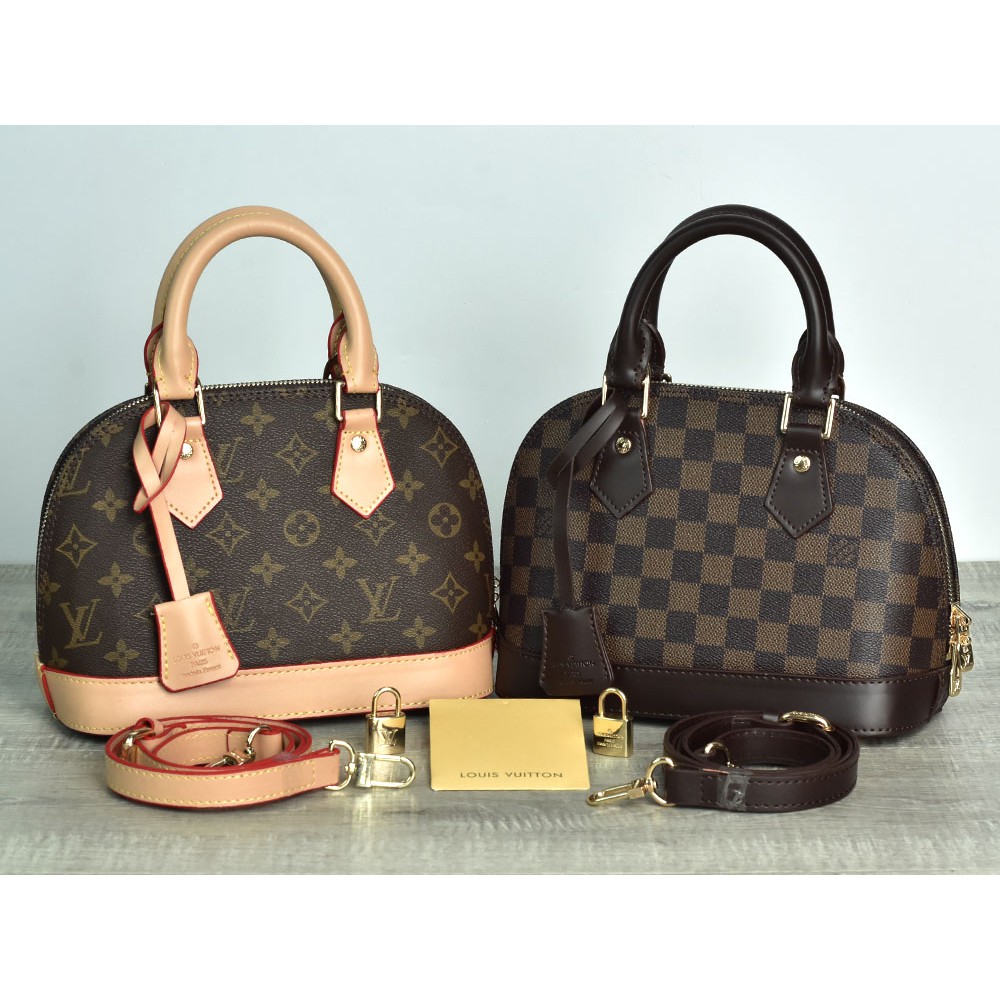 GROSIR TAS MURAH Tas LV Alma BB Canvas Semi Premium AN91609C