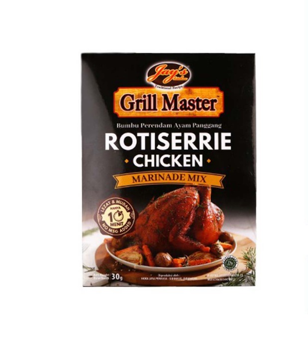 Jay's Grill Master Rotisserie Chicken - Bumbu Marinade Ayam JAYS 30 Gram