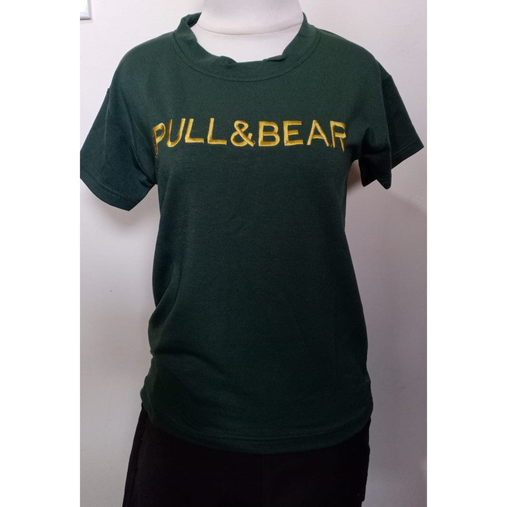 COD Kaos Import wanita bordir PULBEAR/ kaos Import wanita / t-shirt wanita import