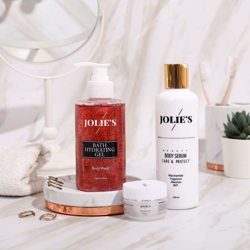 JOLIE'S BODY CARE SET PACKAGE (BODY WASH + BODY SERUM + UNDER ARM BALM)