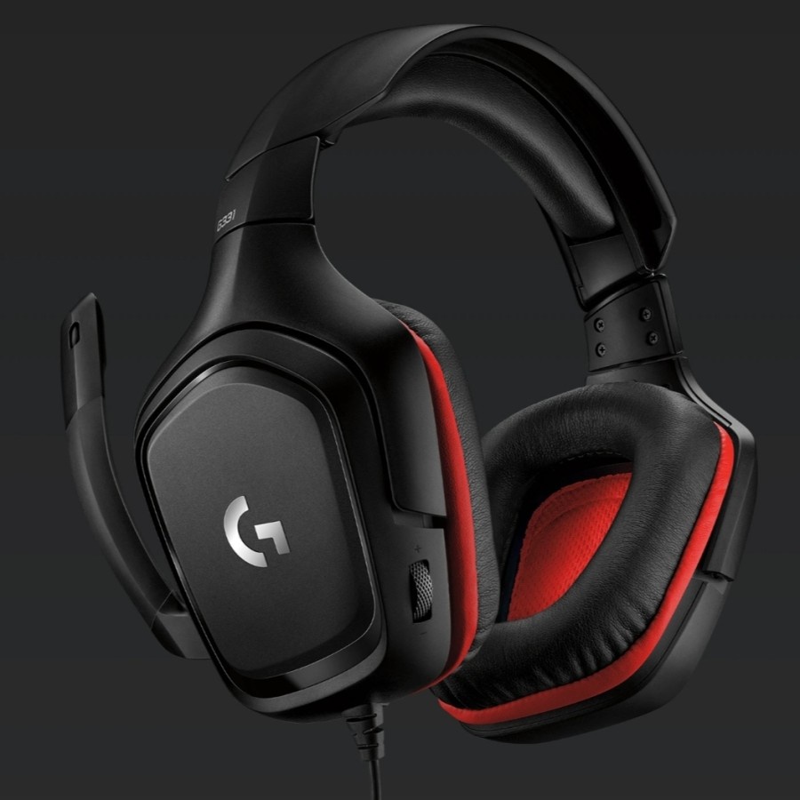 Logitech G331 Headset Gaming Stereo Flip to Mute Mic Garansi Resmi