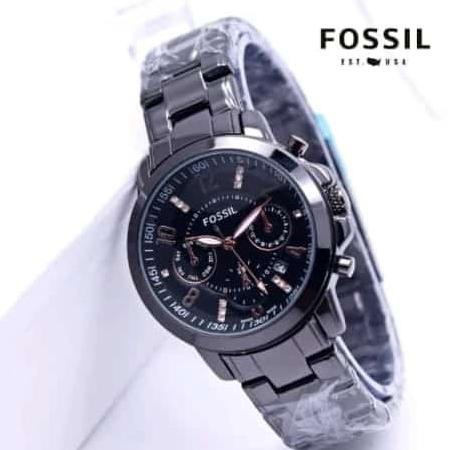 jam tangan wanita super premium fosil / jam tangan wanita analog fosil