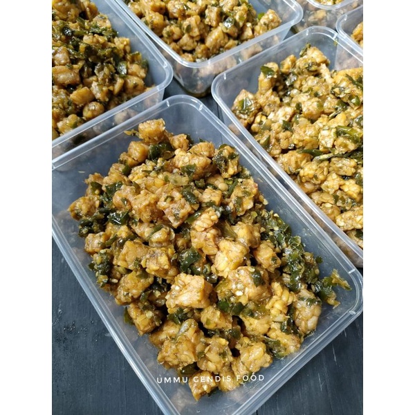 

Oseng tempe cabe ijo 400gr Frozen food