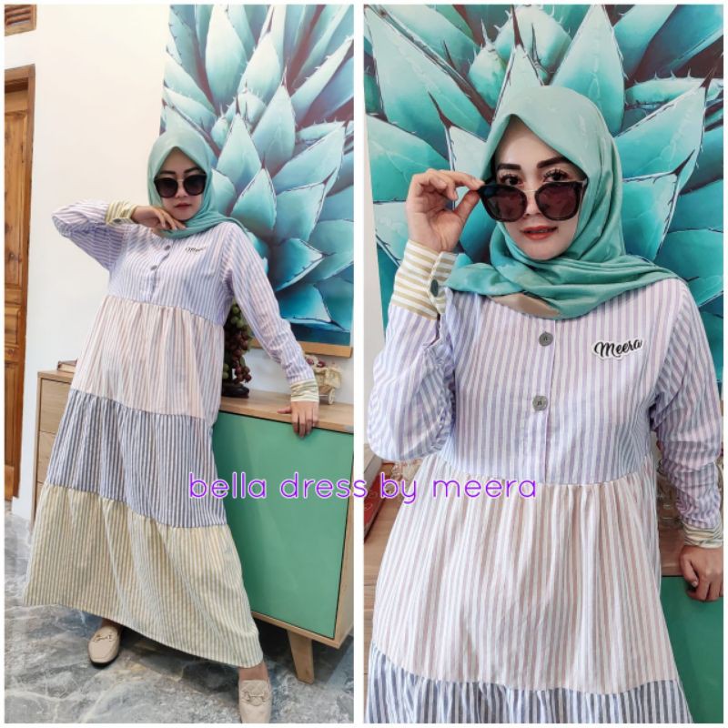 Gamis Dress Bella by MEERA Original