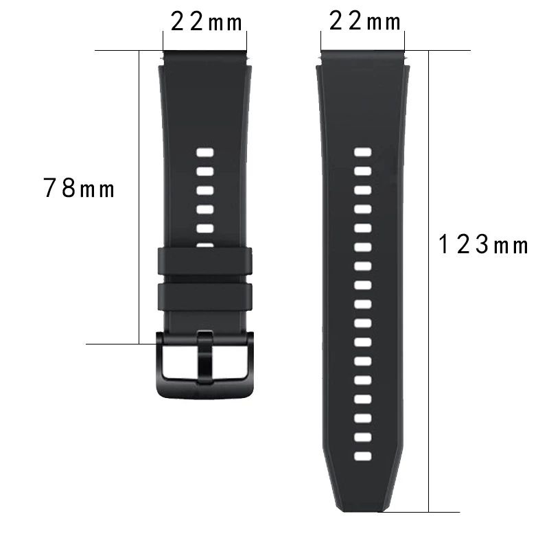 Strap Watch Huawei GT 46mm Series 1/2/3 | Silikon High Quality