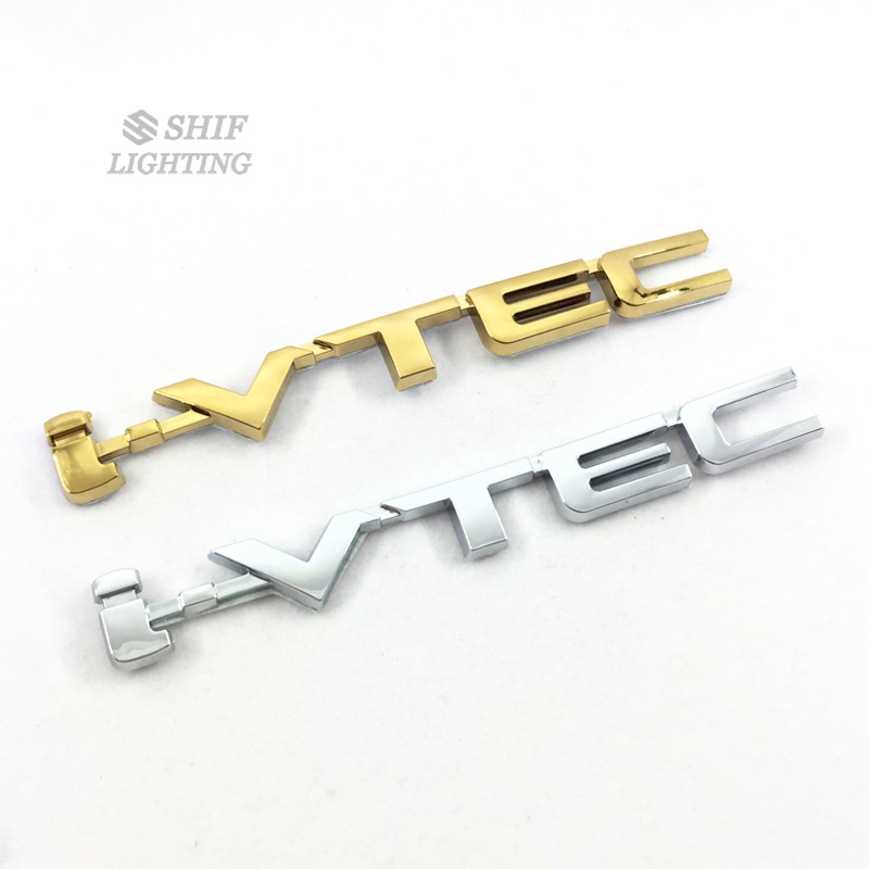 Stiker Emblem / Badge Motif Huruf i-vtec Bahan ABS untuk Mobil Honda