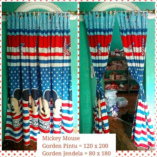 Gorden karakter motif Mickey mouse