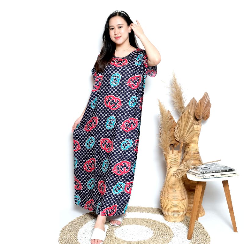 daster bali habel verell panjang semata kaki rayon premium baju tidur murah-K15