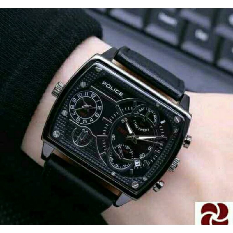 jam tangan police original black