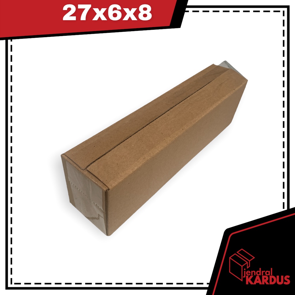 

kardus kecil packing online shop 27x6x8 cm