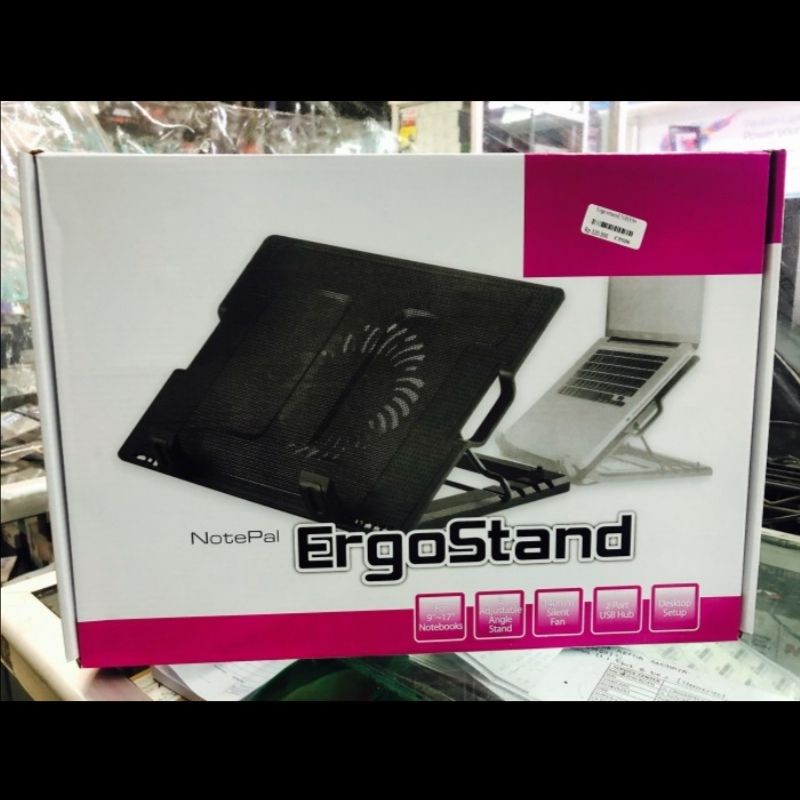 Kipas Laptop Ergostand Cooling pad Ergostand Cooling Fan Ergo Stand