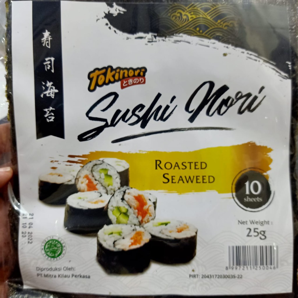 

TOKINORI SUSHI NORI 10 SHEETS ( 25 GRAM)