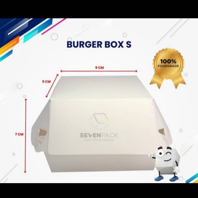 

packaging kertas box burger