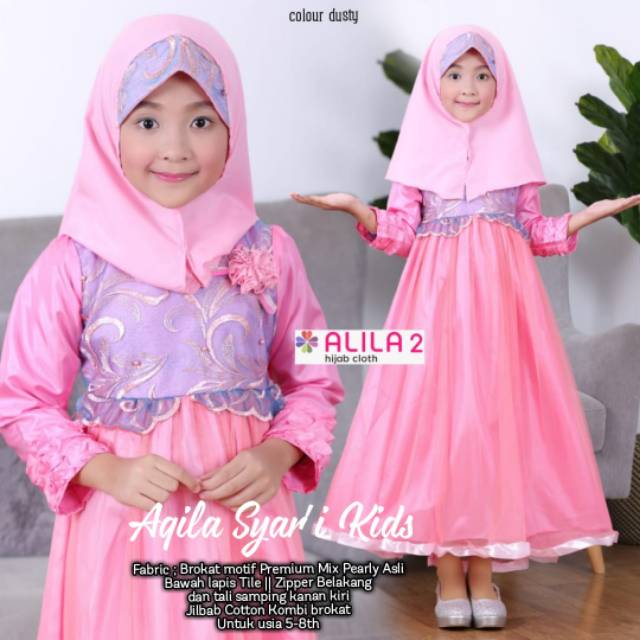 Gamis Syari Anak Aqila Syari Kids