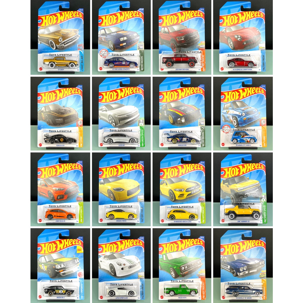 5 Pcs Mobil Hot Wheels Hotwheels Diecast Real Car Random