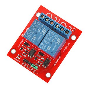 2 CHANNEL RELAY MODULE RED