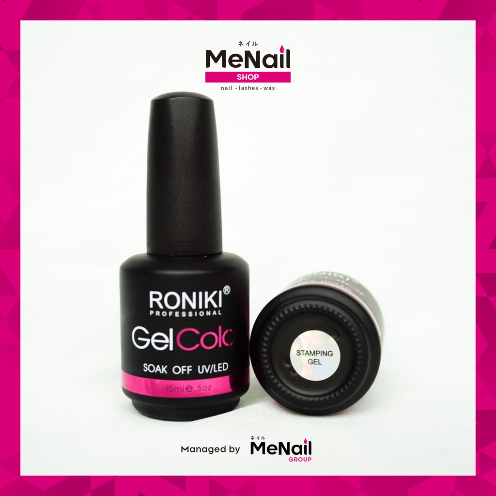 Roniki Stamping Gel/Base Coat/Gel Polish/Gel Polish UV/Nail Art